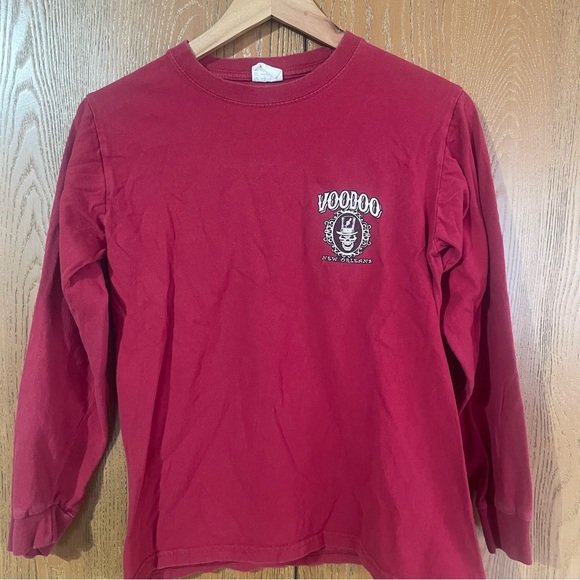 Other - Voodoo New Orleans Red Long Sleeve Graphic Tee